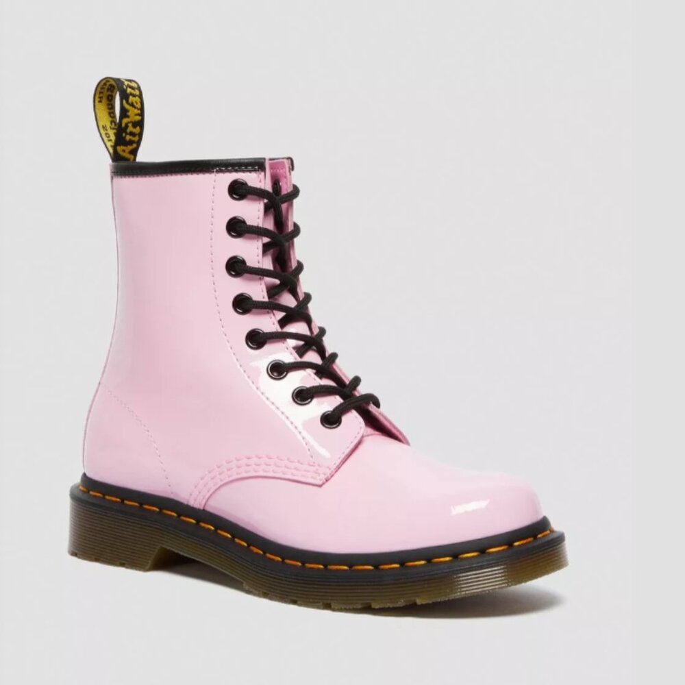 NEW Dr. Martens 1460 Women's Patent Leather Lace Up Boots